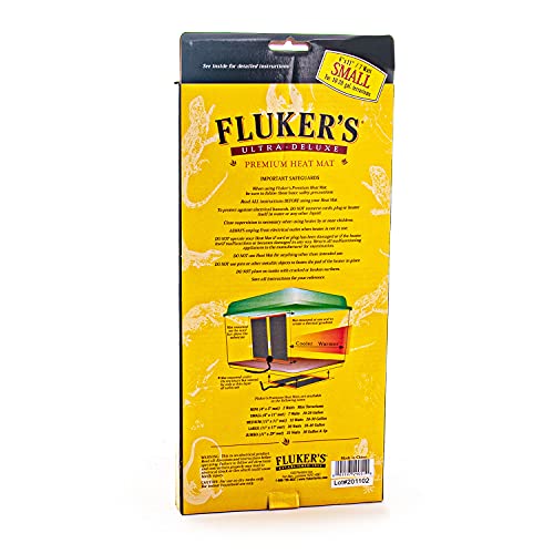 Fluker's Heat Mat for Reptiles and Small Animals, Black