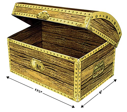 Treasure Chest Box Party Accessory (1 count) (1/Pkg)