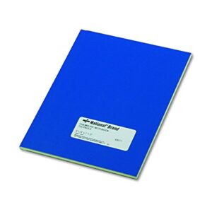 national chemistry notebook, narrow rule, blue cover, (60) 9.25 x 7.5 sheets
