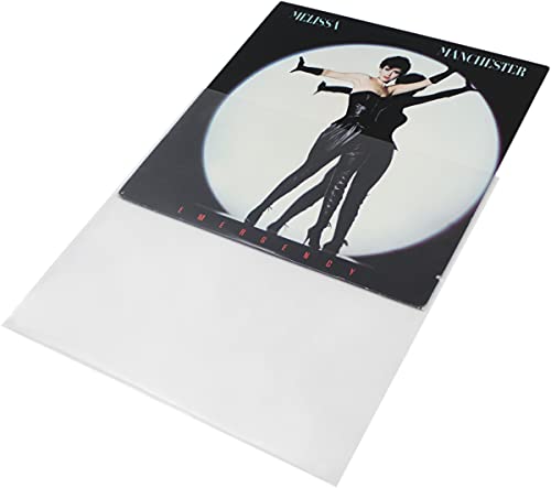 (100) 12" Record Outer Sleeves - EXTRA HEAVY DUTY 4 Mil Thick - Soft Polyethylene - 12-3/4" x 12-1/2" - Archival Quality