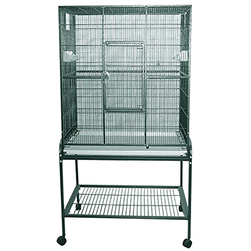 A&E Cage Co. Flight Cage & Stand, 32"x21", Green