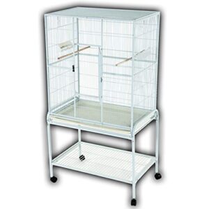 a&e cage co 32-inch by 21-inch flight cage and stand