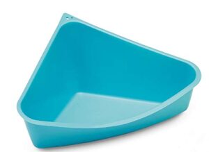 savic rody toilet corner littler pan for rabbits, ferrets and other small animals (pack of 1)
