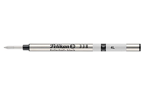 Pelikan 338 Rollerball Refill, For Pelikan Rollerball Pens, Medium Point, Black Ink, 1 Each (922179)