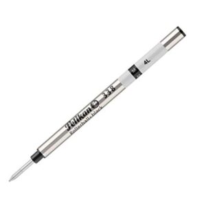 Pelikan 338 Rollerball Refill, For Pelikan Rollerball Pens, Medium Point, Black Ink, 1 Each (922179)