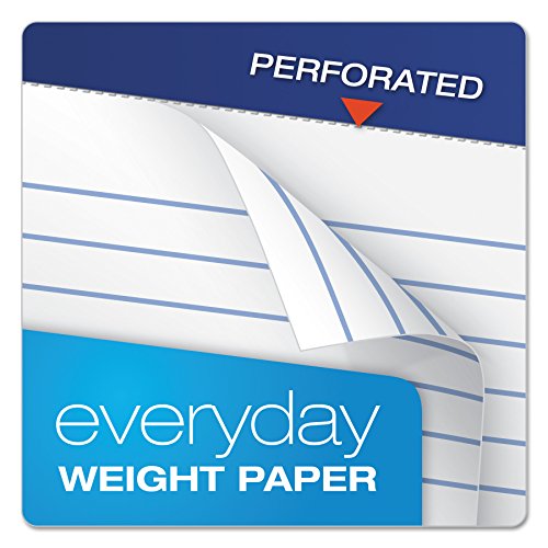 Ampad 20-208 Evidence 3" x 5" Narrow Perforated Writing Pads - White (12 Pads of 50 Sheets Each)