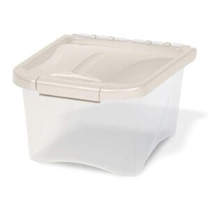 van ness 5-pound food container with fresh-tite seal (fc5) white