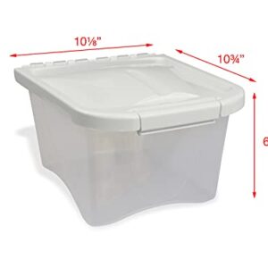 Van Ness 5-Pound Food Container with Fresh-Tite Seal (FC5) White