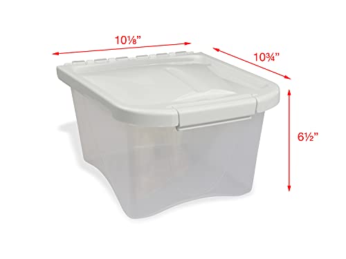 Van Ness 5-Pound Food Container with Fresh-Tite Seal (FC5) White