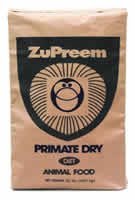 Small Animal Food Primate - Zupreem primate diet dry 20 lbs