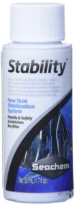 seachem stability fish tank stabilizer - for freshwater and marine aquariums 50 ml