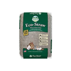 oxbow animal health eco-straw litter, 20 pound bag