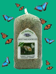 sweet meadow farm sweet meadow hay small pet food, 20-oz bag