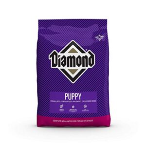diamond premium recipe complete and balanced dry dog food for growing puppies, 8lb