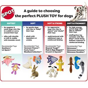 SPOT Skinneeez | Stuffless Dog Toy with Squeaker for All Dogs | Tug-of-War Toy for Small and Large Breeds | 23" | Fox Design | by Ethical Pet