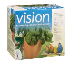 vision planter, parakeet cage accessory, 83070