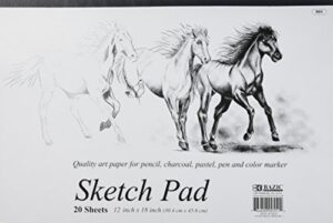 bazic 20 ct. 18" x 12" premium sketch pad