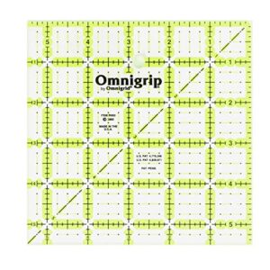 omnigrid 5-1/2-inch by 5-1/2-inch non-slip quilter's ruler