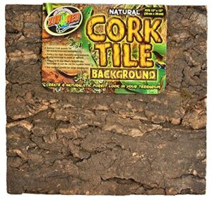 zoo med natural cork tile background 12 in. x 12 in.