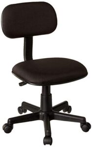 boss office products fabric steno chair in black