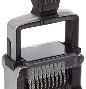 Trodat 10-Digit Self-Ink Number Stamp, Black