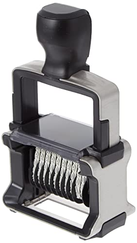 Trodat 10-Digit Self-Ink Number Stamp, Black