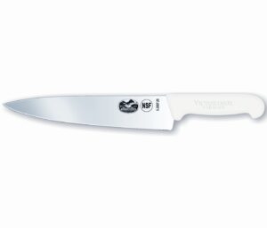 victorinox cutlery 10-inch chef's knife, white fibrox handle, 10 inch