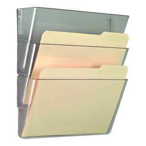 Officemate Wall Files, Letter/A4 Size, Clear, 3 Pack (21424)