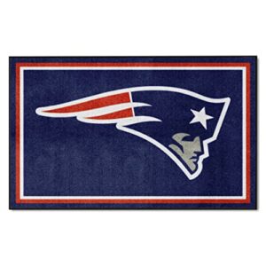 fanmats 6268 new england patriots 4ft. x 6ft. plush area rug