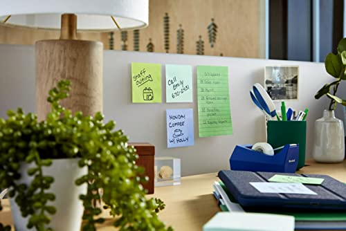 Post-it Super Sticky Pop-up Notes, 3x3 in, 6 Pads, 2x the Sticking Power, Poptimistic, Bright Colors, Recyclable (R330-6SST)