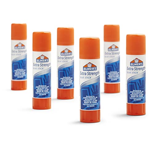 Elmer's Extra Strength Glue Sticks, Washable, 8 Grams, 24 Count