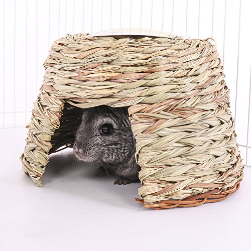 Ware Manufacturing Natural Willow and Grass Pet Hut for Small Pets, Large