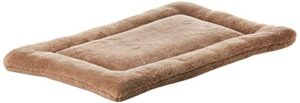midwest homes for pets deluxe micro terry bed, taupe, 18-inch