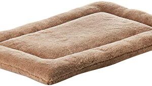 MidWest Homes for Pets Deluxe Micro Terry Bed, Taupe, 18-Inch