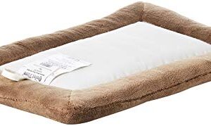 MidWest Homes for Pets Deluxe Micro Terry Bed, Taupe, 18-Inch