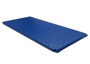 kindermat, rainbow designer mat, blue, 2-inch thick rest mat
