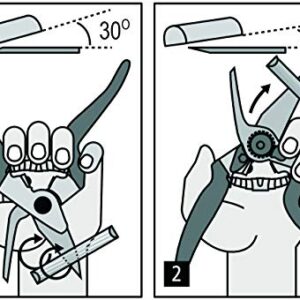 Felco Hoof Trimming Shears (F 50) - High Performance Swiss-Made Steel One-Hand Livestock & Garden Pruners