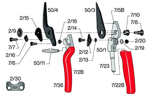 Felco Hoof Trimming Shears (F 50) - High Performance Swiss-Made Steel One-Hand Livestock & Garden Pruners