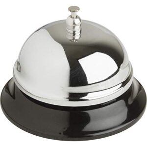business source nickel plated call bell