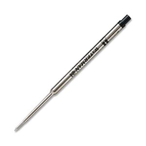 waterman ballpoint pen refill, medium point, black ink (834254)