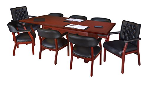 Regency Prestige 96 by 48-Inch Conference Table with Power Data Grommet, Mahogany