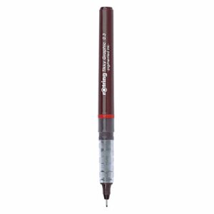 Rotring Tikky Graphic Fineliner Pens, 0.7mm & 0.5mm & 0.3mm, Black Ink, 3 Count