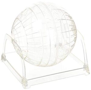 living world plastic hamster exercise ball with stand, 6-3/5-inch