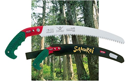 Samurai Ichiban 13" Curved Pruning Saw with Scabbard (GC-330-LH)