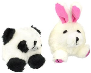 squatter panda/rabbit dog toy (2 pack)