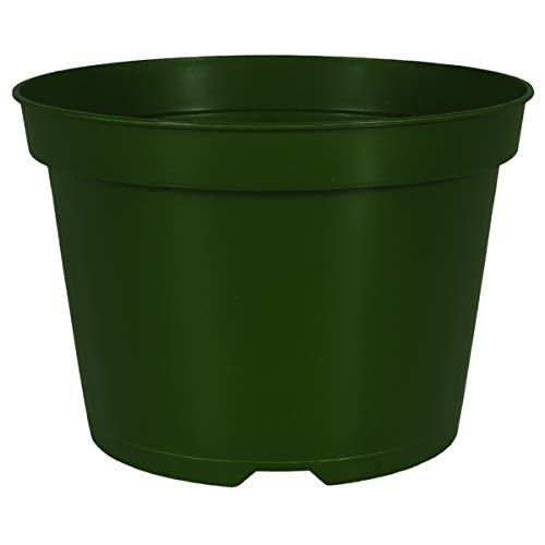 The HC Companies 8 Inch Round Nursery Plant Pot - Garden Plastic Pots for Plants with Drainage