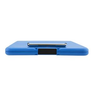 Saunders Blue SlimMate Plastic Storage Clipboard – Light Weight, Polypropylene Clipboard for Students, Teachers, Parents, Sales, Utility, Industrial, Office Professionals. Stationery Items Letter