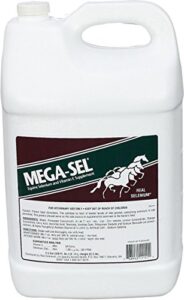 spectra animal health div 599840 mega-sel liquid formula for horses, 2.5 gallon