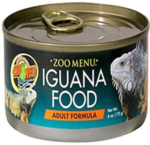 zoo med iguana adult formula wet food, 6-ounce