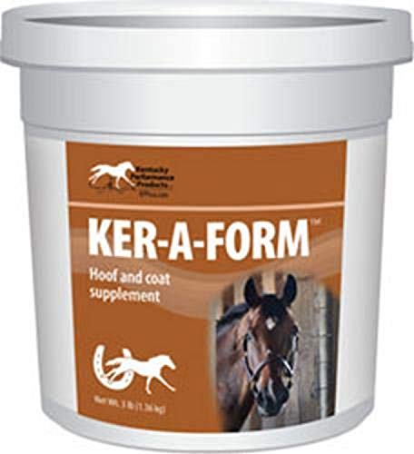 Kentucky Performance Prod 044045 Ker-A Form Coat & Hoof Supplement for Horses, 3 lb